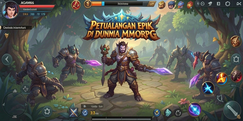 Tampilan gameplay AGAM66 yang mendebarkan dalam dunia MMORPG.