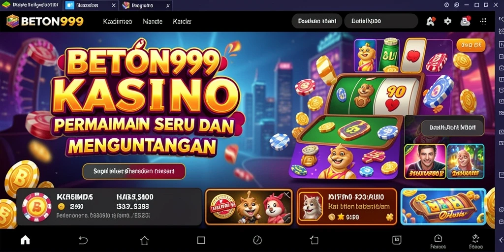 Tampilan menarik dari gameplay Kasino BETON999.