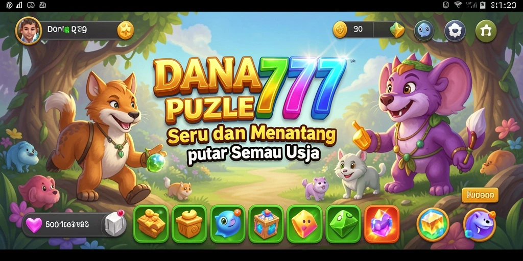 Screenshot DANA777 menampilkan gameplay Puzzle yang menantang dan memikat.