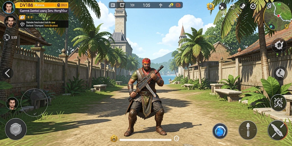 Gameplay DV188 dengan grafis menarik dan seru.