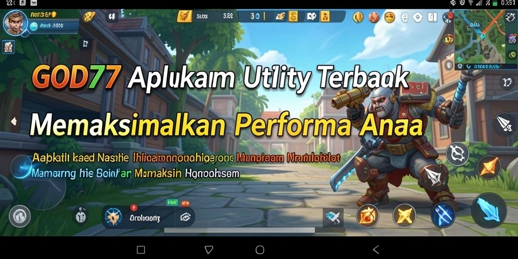 Tampilan screenshot utama GOD77 menunjukkan antarmuka yang sederhana dan informatif.