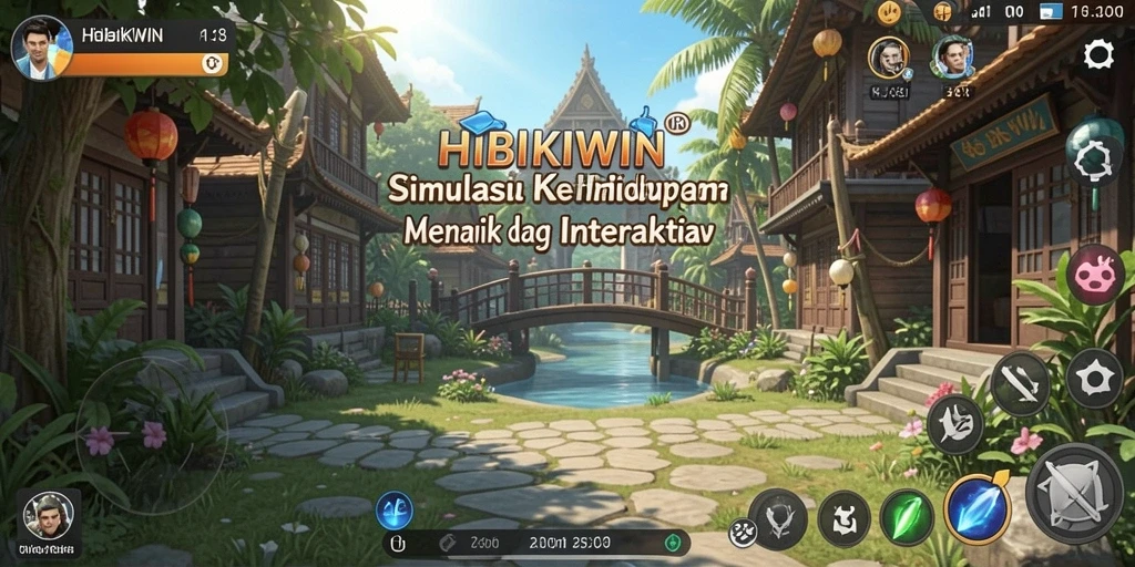 Gameplay inovatif HIBIKIWIN dengan grafis memukau.