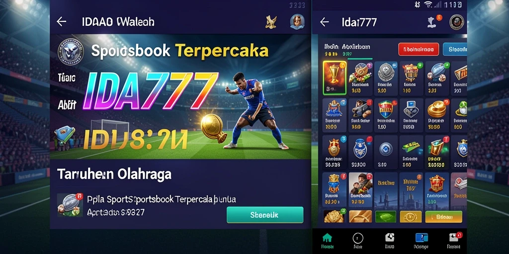 Tampilan gameplay taruhan olahraga yang menarik di IDA777.