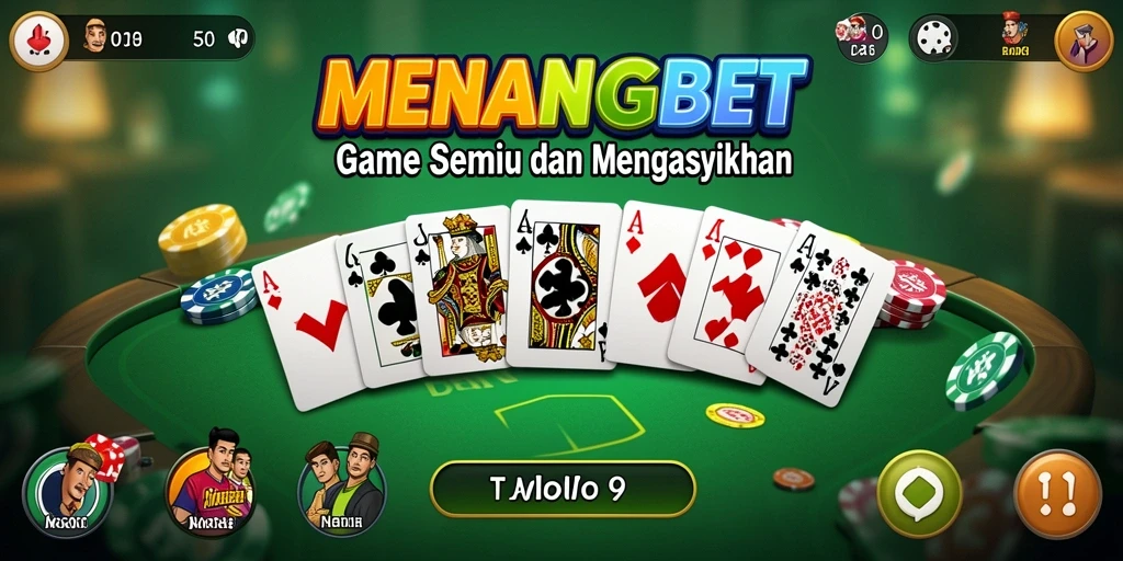 Tangkapan layar MENANGBET menampilkan gameplay Domino yang seru dan interaktif.
