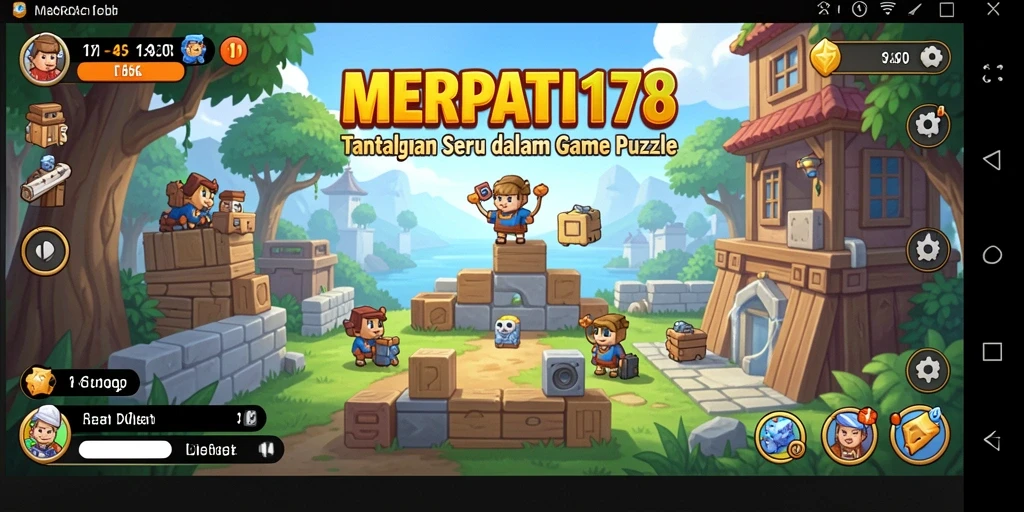 Gameplay seru dalam game Puzzle MERPATI178.