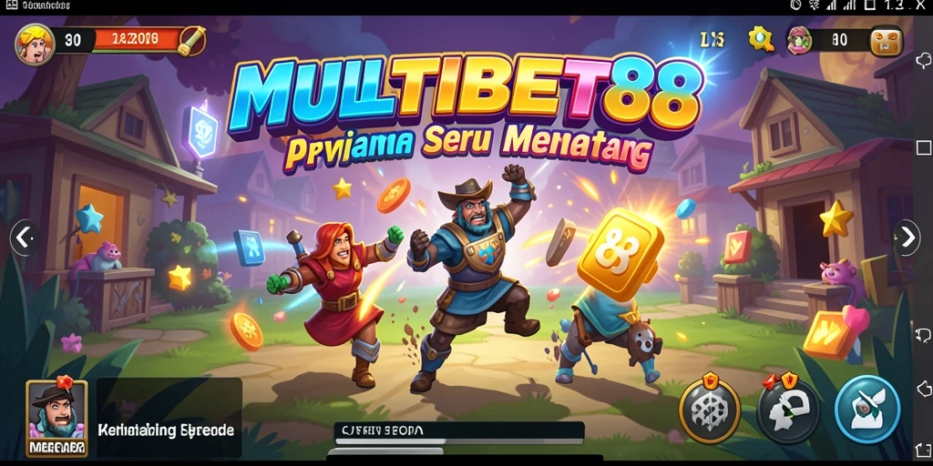 Screenshot gameplay MULTIBET88 menampilkan aksi seru dalam game Arcade.