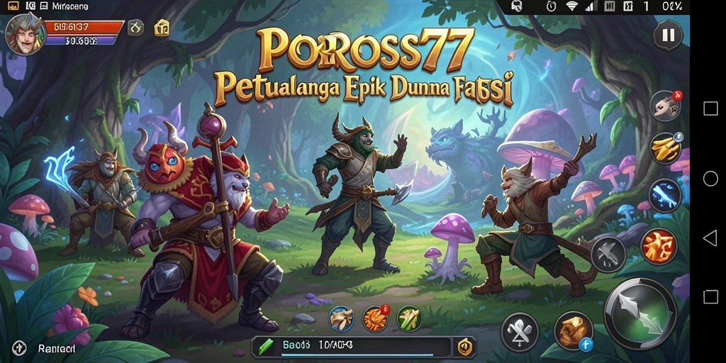 Screenshot gameplay POROS77 yang menunjukkan petualangan mendebarkan.