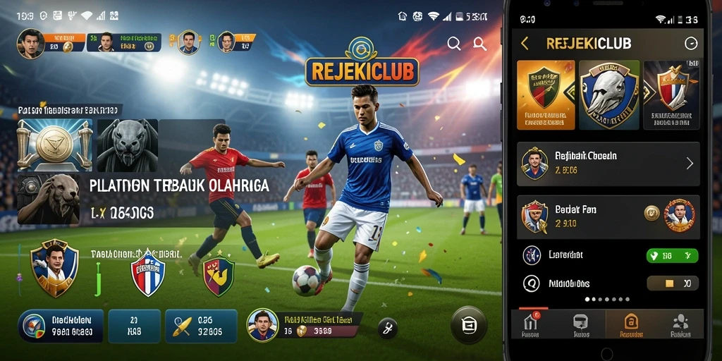 Tampilan gameplay menarik dari REJEKICLUB saat melakukan taruhan olahraga.
