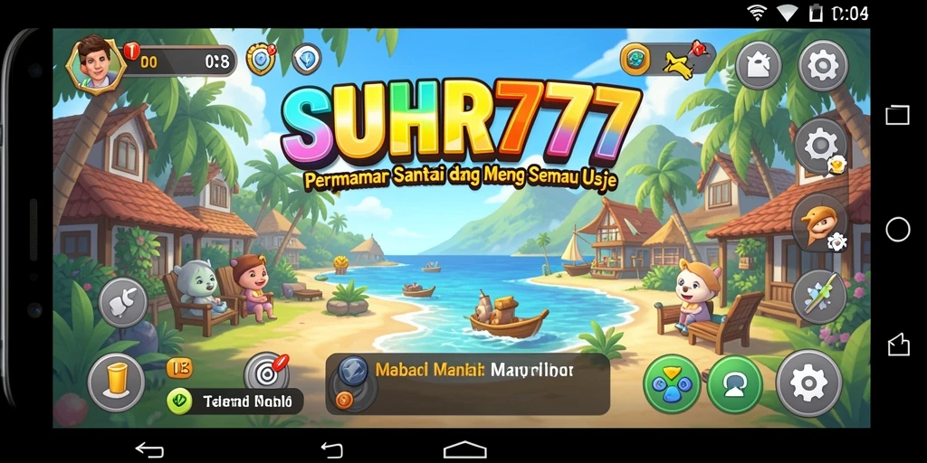 Screenshot utama menampilkan gameplay santai dan menarik dari SUHU777.