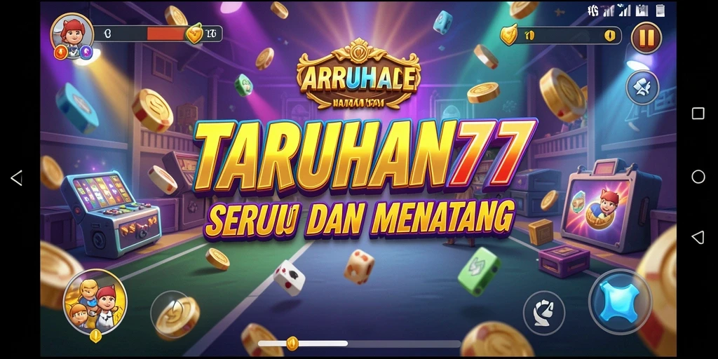 Gameplay TARUHAN77 yang penuh warna dan seru.