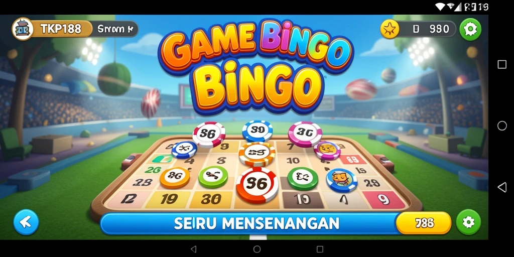 Tampilan gameplay Bingo TKP188 yang menarik dan seru.