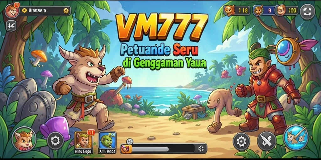 Tangkapan layar VM777 menampilkan aksi seru gameplay Arcade.